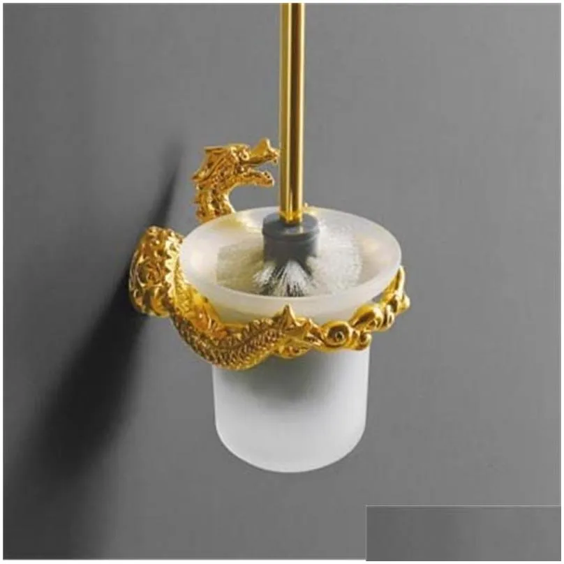 luxury wall mount gold dragon design paper box roll holder toilet gold paper holder tissue box bathroom accessories mb0950a t200425