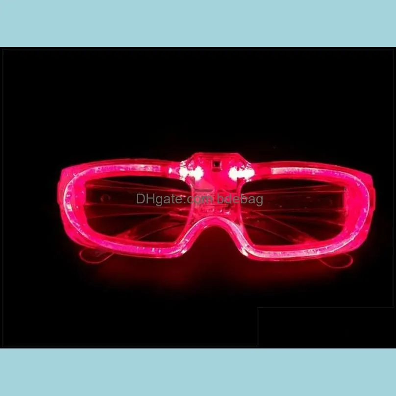 party prop flashlight glasses led cold light fashion eyewear multi color marry christmas decoration bar prop 1 99mw ww
