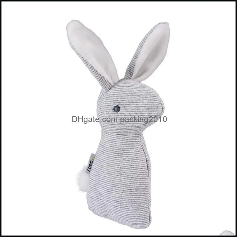vocalization pet toy rabbit plush stripe small bell lovely threedimensional kitty doggy toys new pattern hot selling 5 2md j1