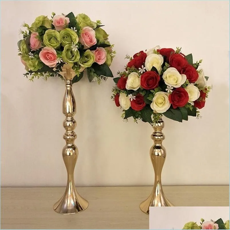 vase mermaid electroplate ornament wedding ceremony prop decorative flower stands support stage el party supplies 22zy6 dd