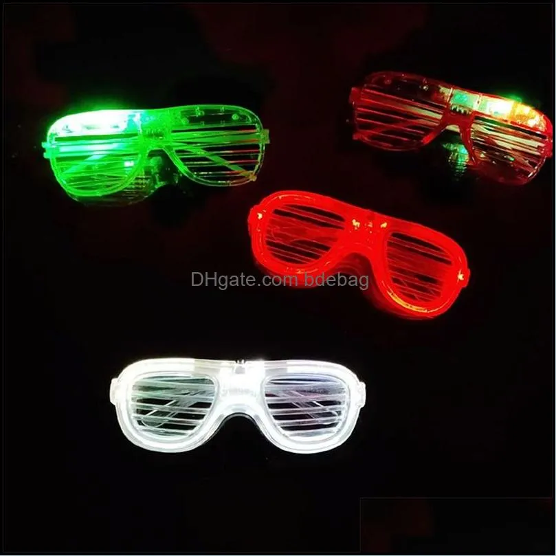 party favors supplies glasses led window shades flash cold light glass cheer festival atmospheric props selling 2 3ph j1