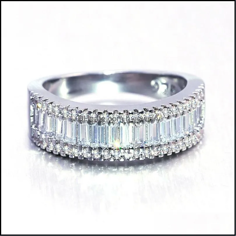 full square diamond ring engagement rings for women fashion jewelry women rings wedding rings fashion jewelry