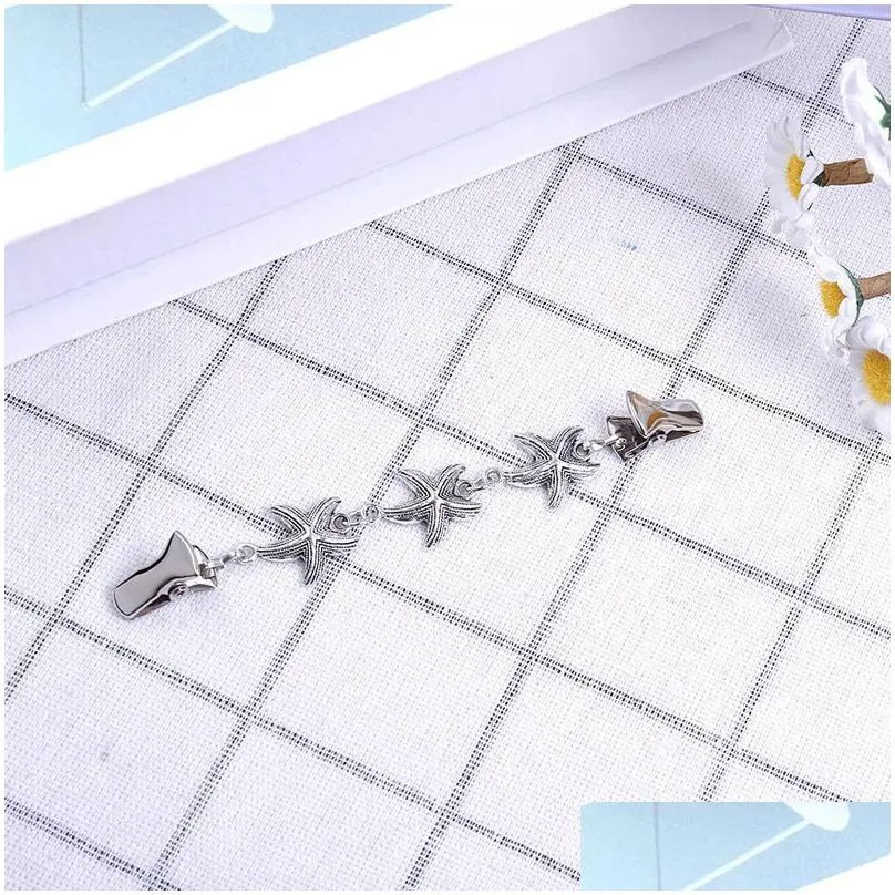 pins brooches women sweater cardigan clips keeper brooch shawl duck clip buckles clothes decor beaded pearl pin metal buckle