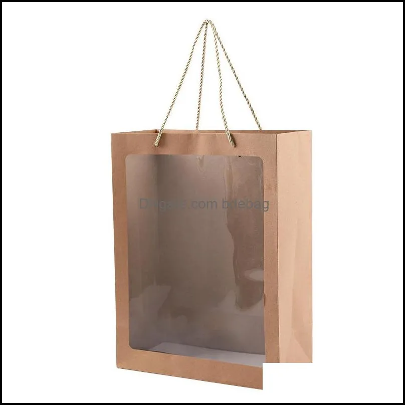 pvc transparent ivory board bags paper material flowers wrap bag plush doll clothes wraps sacks selling 2 85xm2 l1