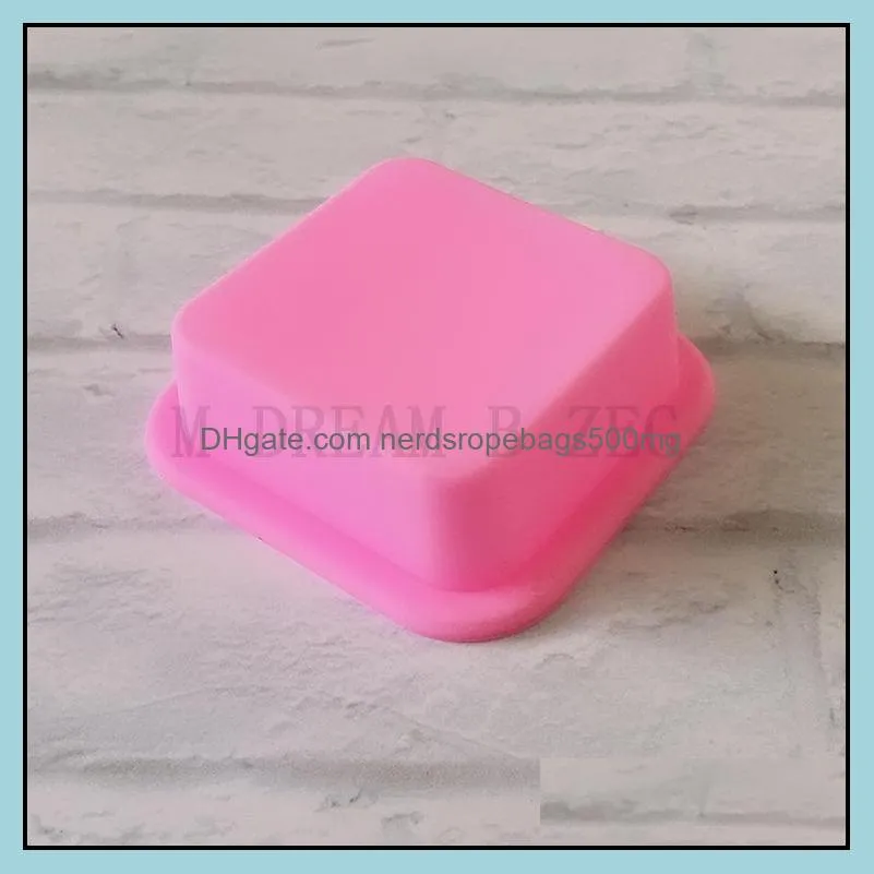 100 hand made soap molds diy square silicone moulds baking mold craft art diy cake mold fast shipping way