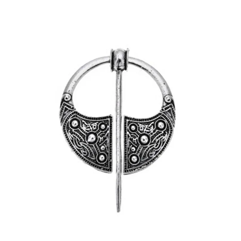 brooches retro medieval  brooch penannular twists cloak clasp shoulder shawl pin sweater scarf cardigan scottish jewelry