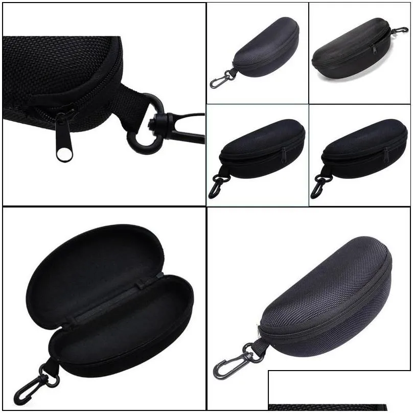 packing boxes sunglass protection box eyewear cases oxford cloth black color zipped glasses case optional drop delivery 2022 office