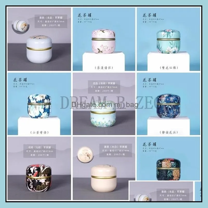multi styles tea caddies tea jar storage container tea box candle bulk cereals hermetic pots kitchen organizer cans iron tins
