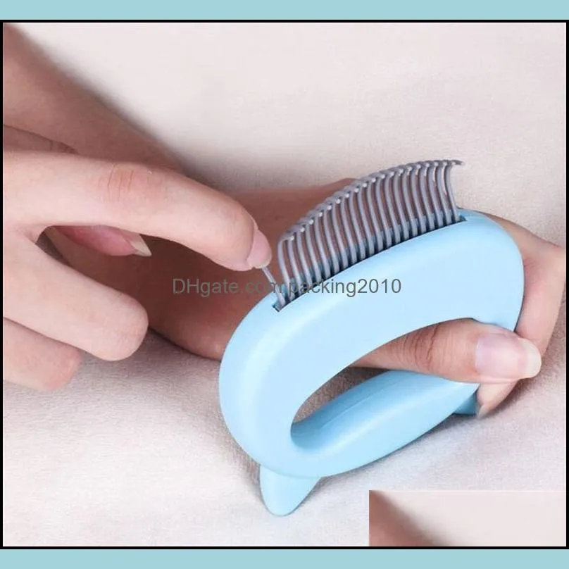 dogs cat special purpose combs pure color carding hair shell comb pets depilate massage accessorie new 6oy j2
