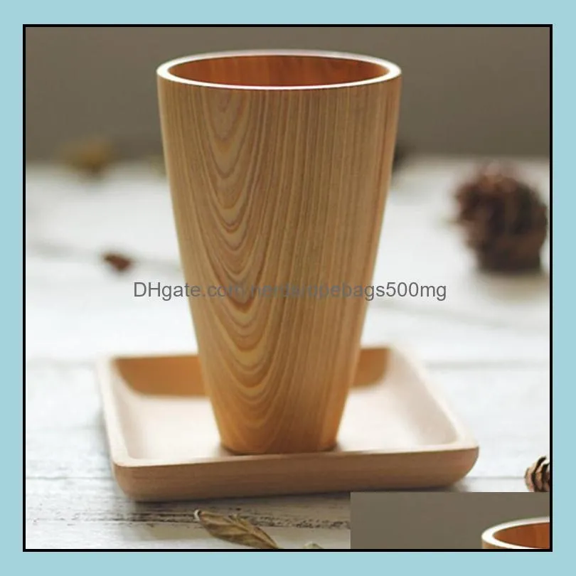 new original wooden cup wood cup for water beer coffee drinkware cups wood cup in teacups