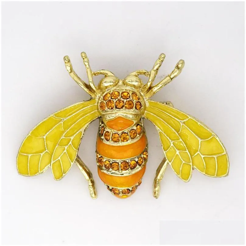 pins brooches wholesale of retail honey bee rhinestones enamel pins fashion jewelry gift brooch pin dress accessories gifts