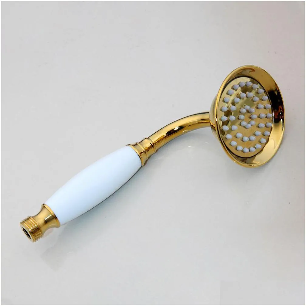 kemaidi brass handle rain spray water saving head for bathroom accessories gold shower hose plastic white 200925