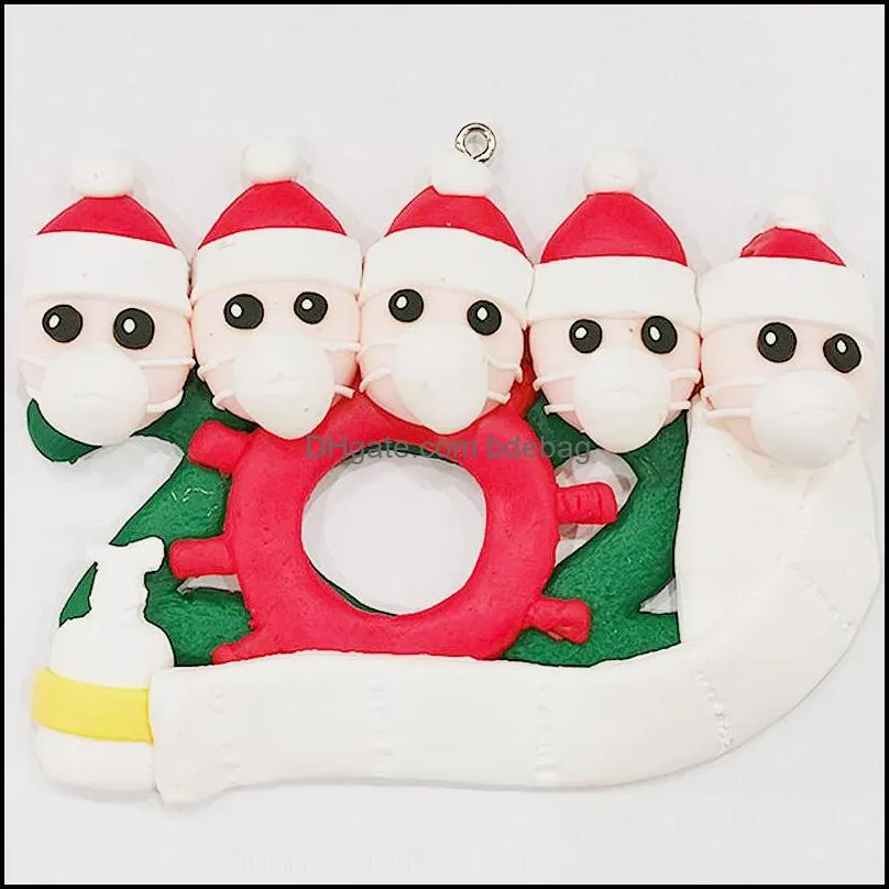 christmas tree household snowman pendant hand sanitizer tissue model family christmases series decorations 2020 diy 3 5hya j2