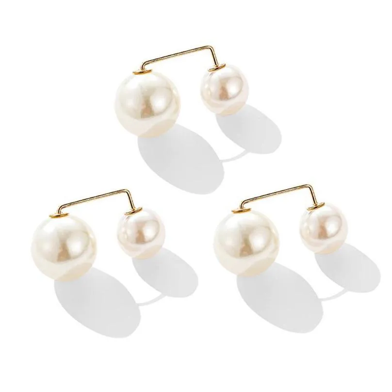 pins brooches pearl brooch women lapel antiglare safety with faux fashion decoration for home party c1fe