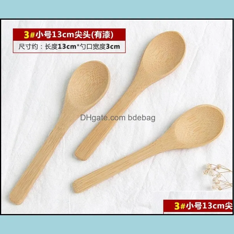 13cm honey small wooden spoons creative bamboo spoon mini baby eco friendly selling in 2019 0 58rb j1