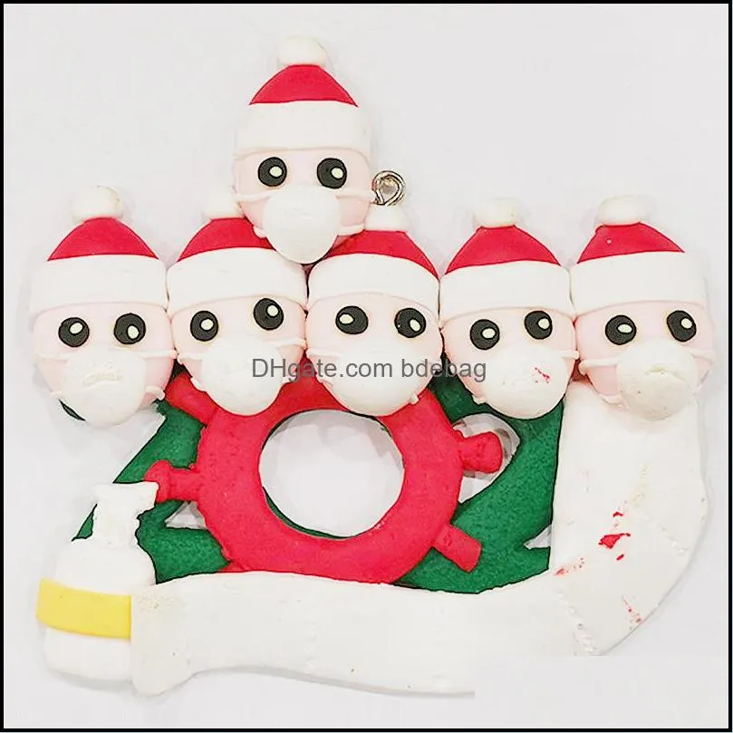 christmas tree household snowman pendant hand sanitizer tissue model family christmases series decorations 2020 diy 3 5hya j2