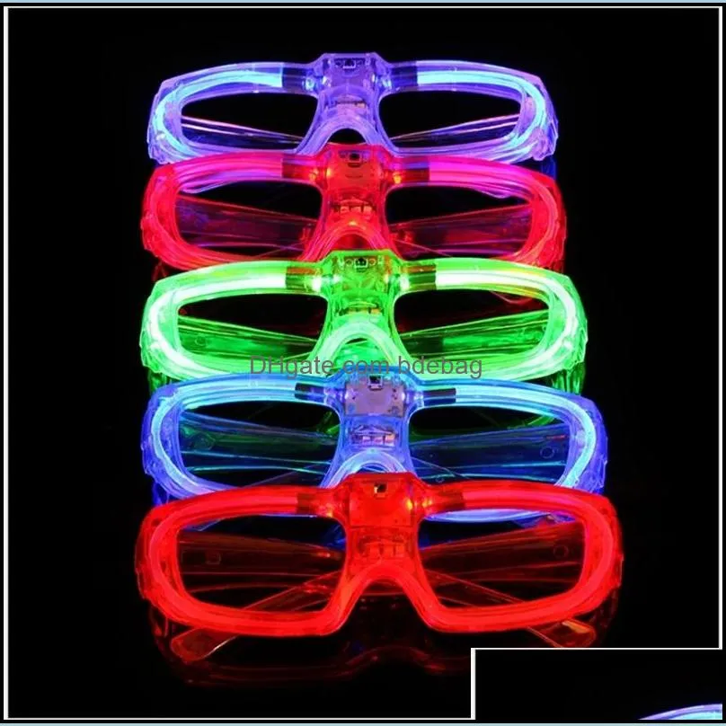 party favors supplies glasses led window shades flash cold light glass cheer festival atmospheric props selling 2 3ph j1