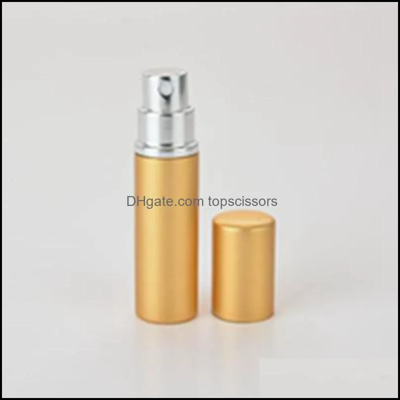 perfume bottle 5ml aluminium anodized compact perfume aftershave atomiser atomizer fragrance glass scentbottle mixed color eea8401