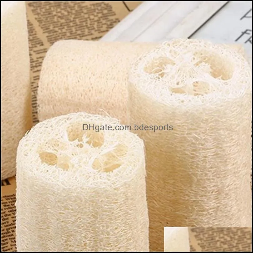 natural loofah luffa sponge with loofah for body remove the dead skin and kitchen tool bath brushes length 7.5cm massage bath towel 17