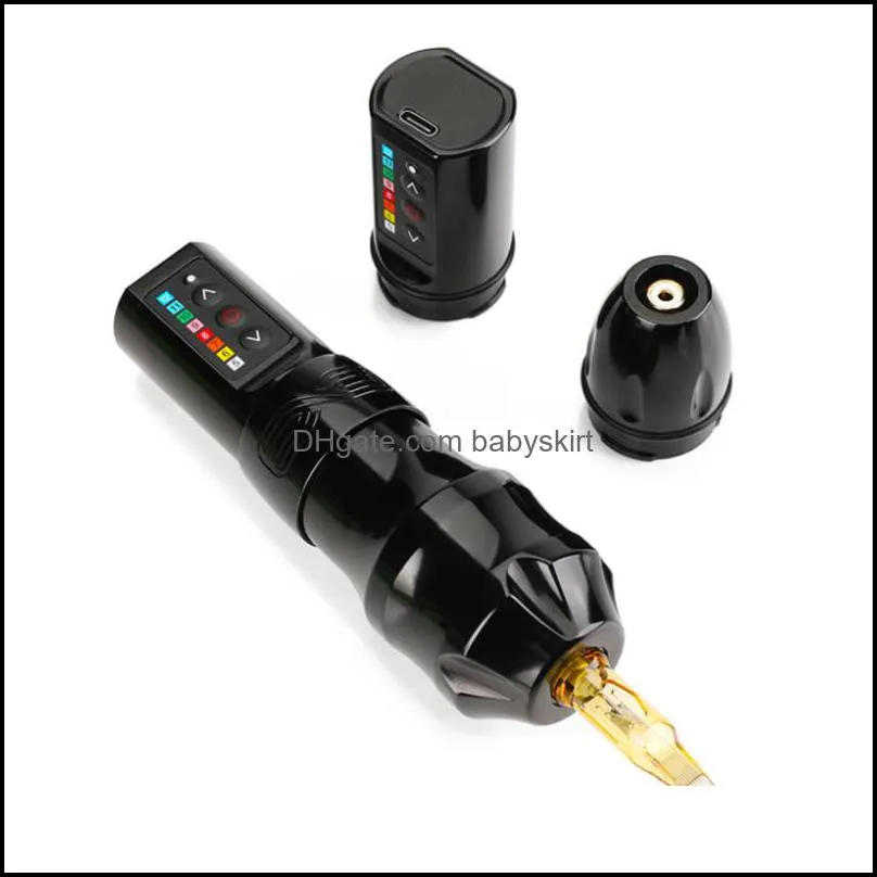 wireless tattoo machine kit coreless motor chargeable lithium battery rotarytattoo pen set