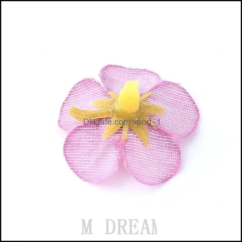 2cm daisy flower heads mini silk artificial flowers for wreath scrapbooking home wedding decoration m dream b zeg