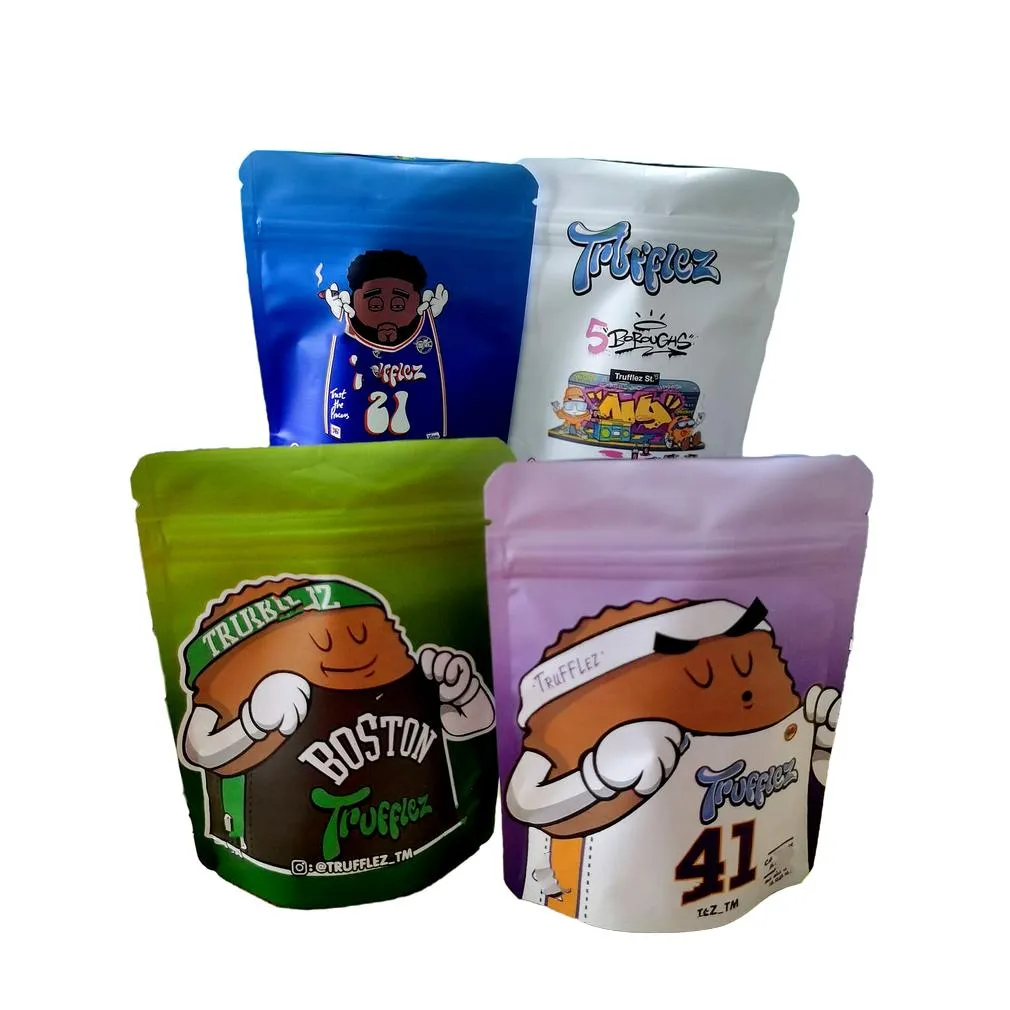 astronaut space mylar bags monkey shark ice cream 10x12.5cm package zipper pouch gummmies packaging bag 3.5g california sf