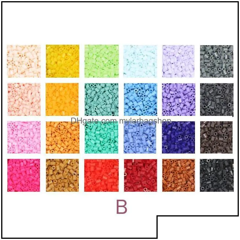 paintings arts crafts gifts home garden 24colours/set yantjouet 2mm mini beads set 500pcs supplementary diy hama iron puzzle gift drop