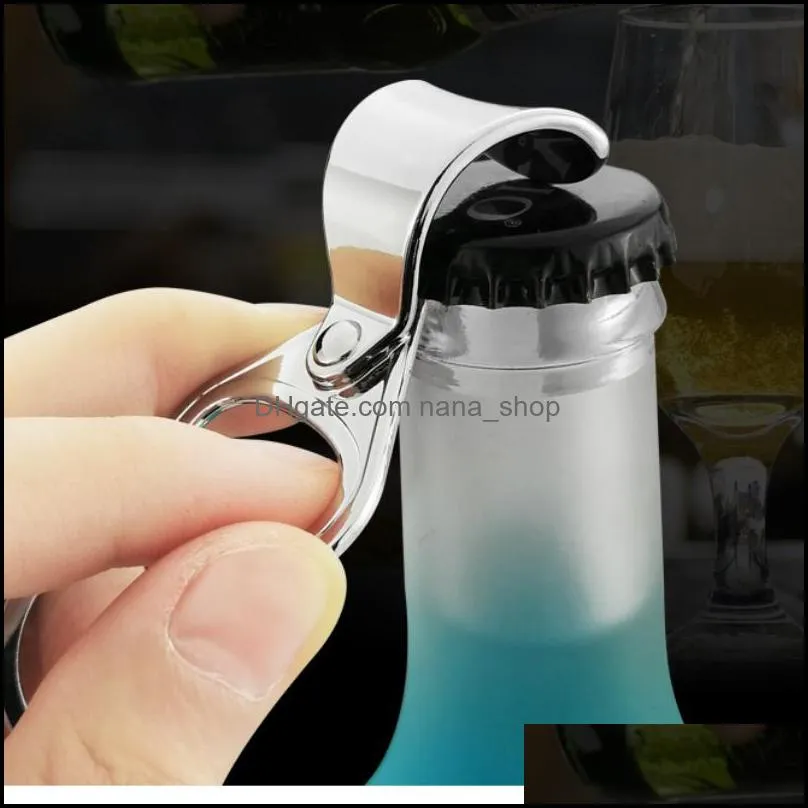 ring pull can key rings metal summer beer bottle opener keychain holders hangs kitchen bar hand tools fashion