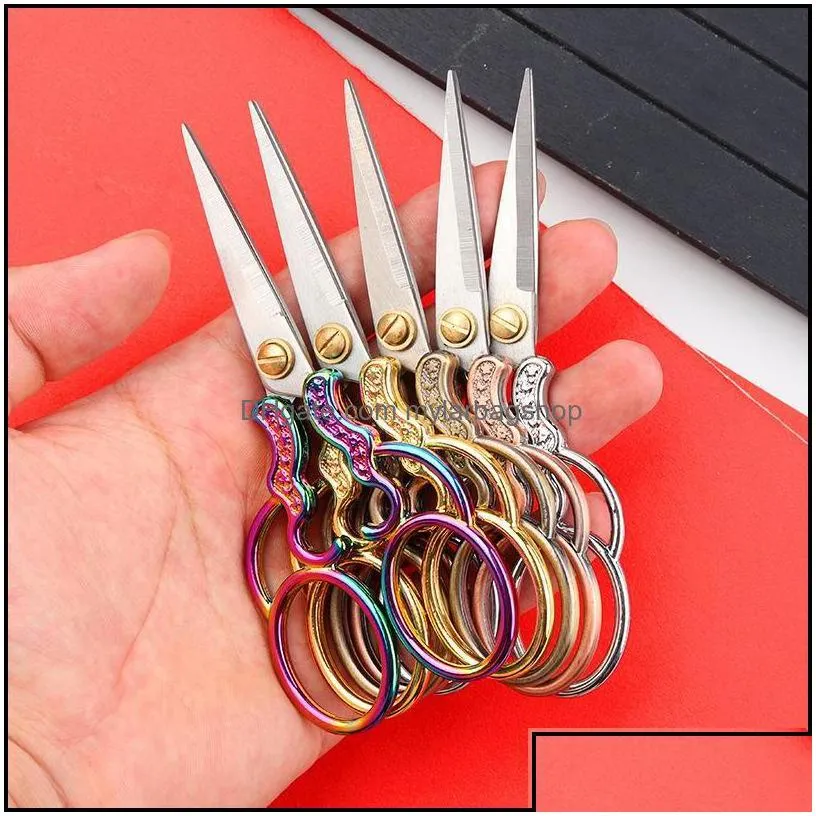 craft tools arts crafts gifts home garden stainless steel vintage scissor sewing fabric cutter embroidery tailor scissors thread