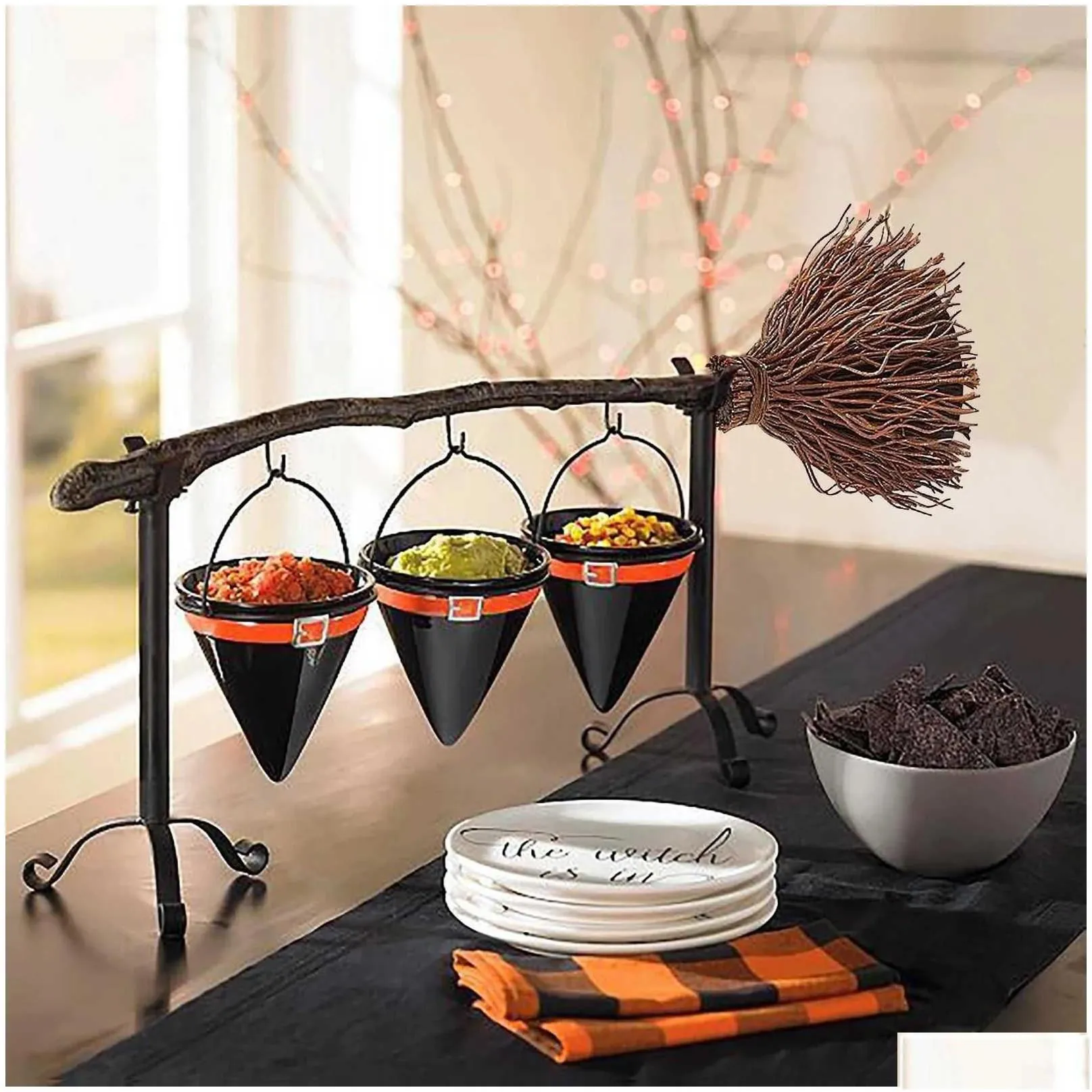 christmas decorations christmas snack stand 2 tier resin food serving tray cupcake holder bowl table decoration halloween rack h1020