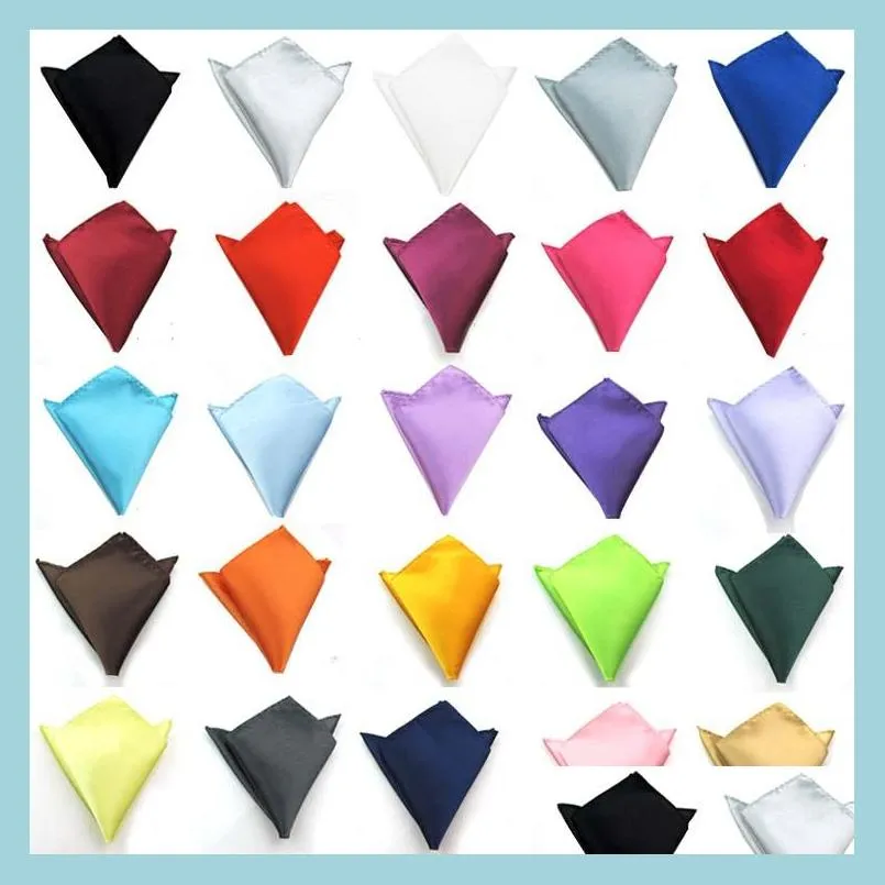 simple solider color hanky handkerchief business suit square pocket handkerchief kerchief wedding groom fashion accessories gift