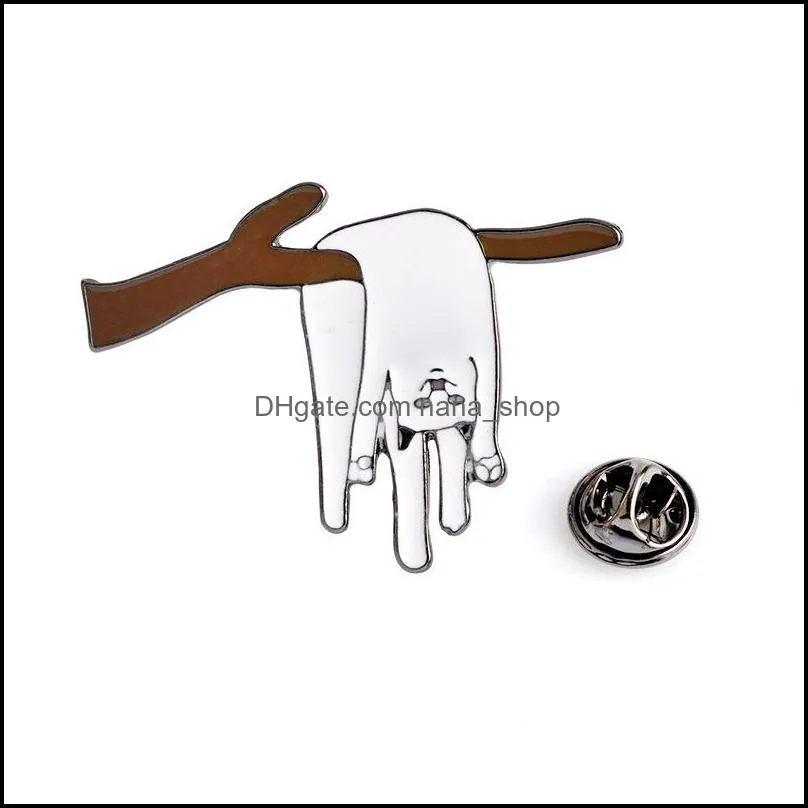 enamel animal cat brooch pins cartoon lapel pin for women men top dress cosage fashion jewelry