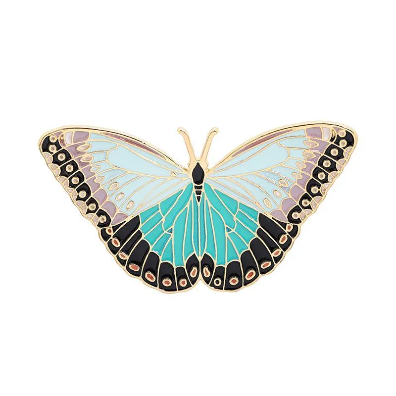 luxury butterfly brooches pins gift cartoon alloy dripping oil insect brooches for girls cute jewelry button collar badges shirt pin