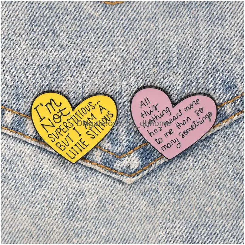 Heart shaped deals brooches and pins