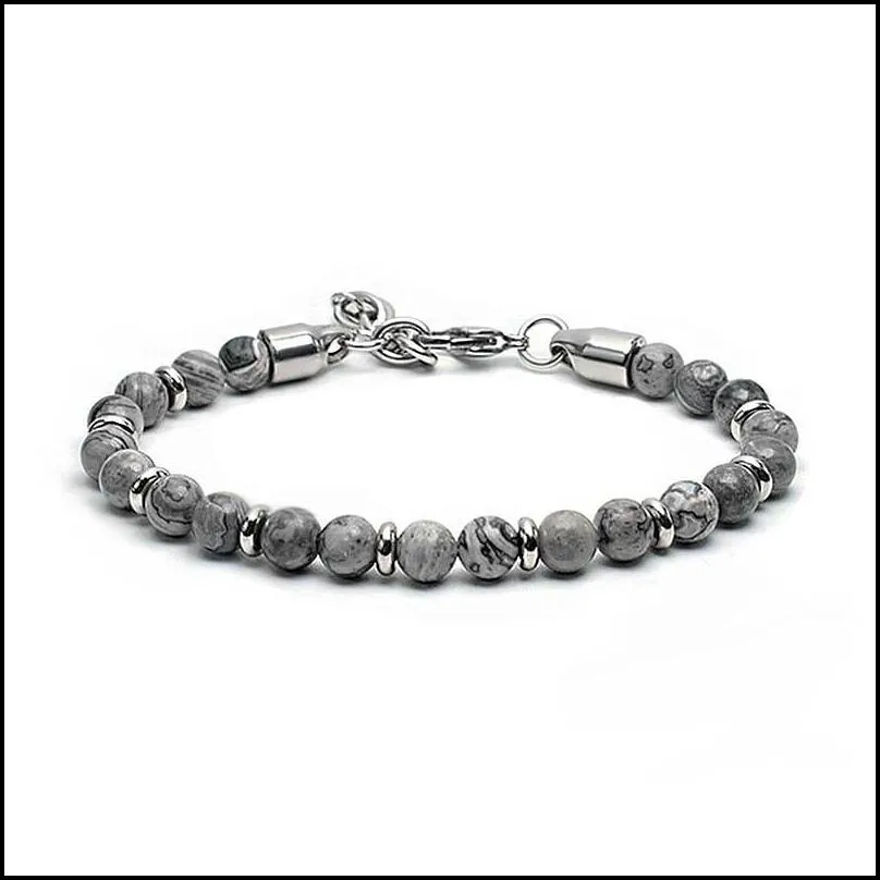 18k gold curb chain link bracelet in stainless steel black lava stone and skull bead elastic bracelet wholesale beading bracelets