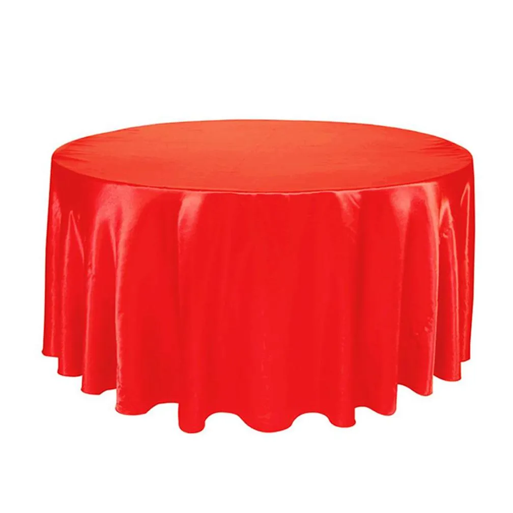 table cloth 1pcs satin tablecloth 5790120 white black solid color for wedding birthday party