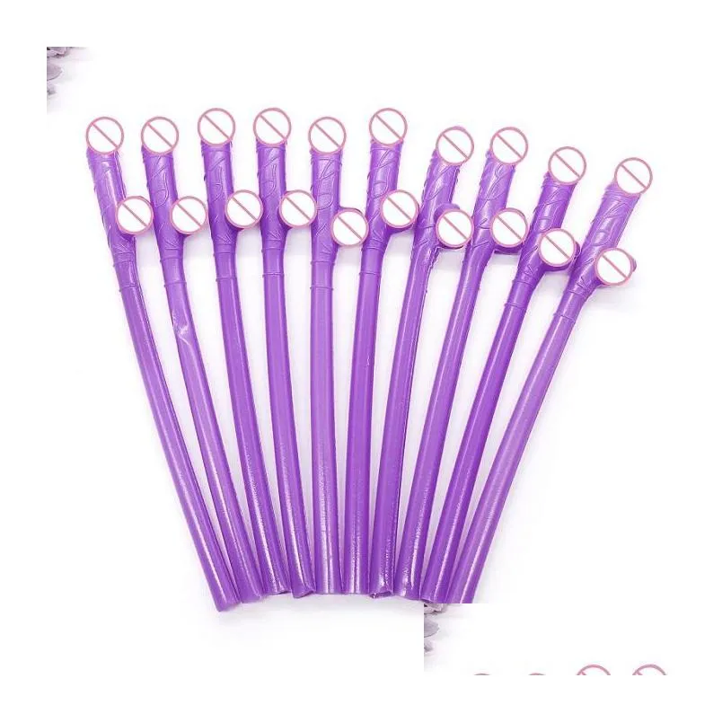 party decoration 10 pcs drinking penis straws bride shower sexy hen night willy penis novelty nude straw for bar bachelorette