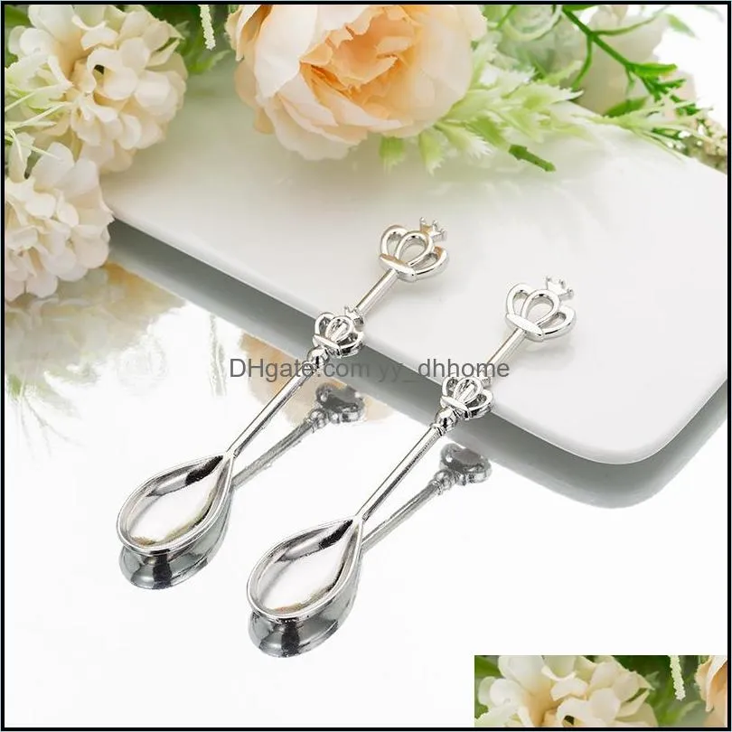 crown coffee spoon partys tableware holiday party small gift wedding practical gifts