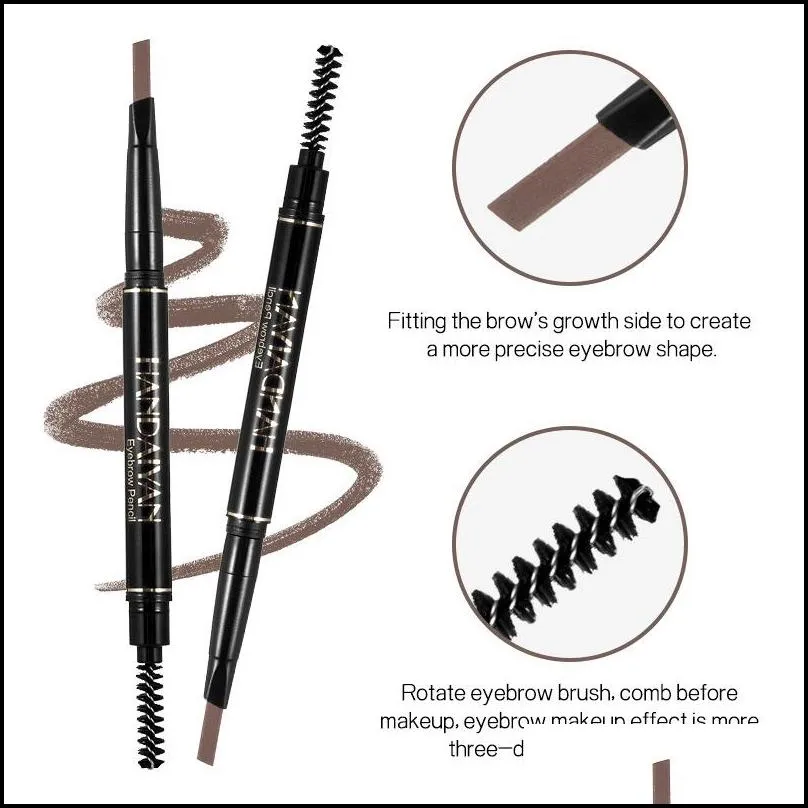 eyebrow tattoo pen eyebrow pencil with micro fork tip applicator easy to create natural eyebrows stay all day