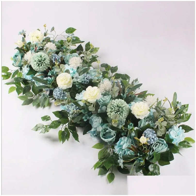 50cm 100cm diy wedding flower wall arrangement supplies silk peonies rose artificial