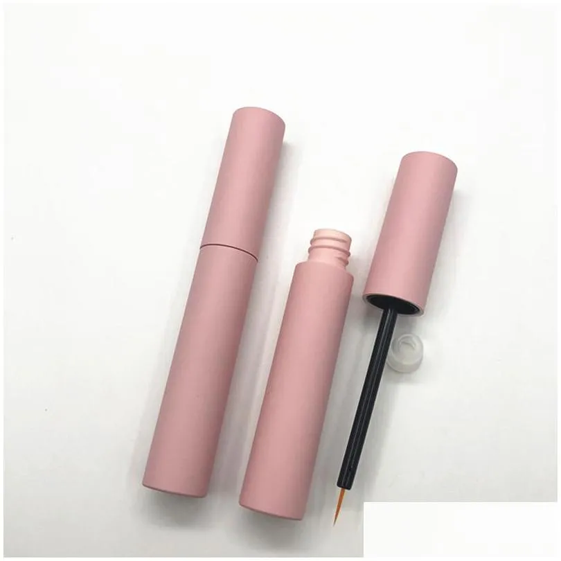 20/50/100pcs 10ml pink lip gloss tubes lip bottle empty eyeliner mascara cosmetic container packing