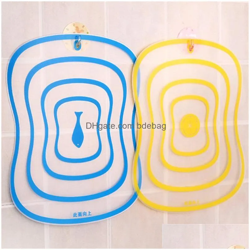 chopping block bread board cut fruit flexible plastic frosted transparent kitchen panel portable creative 0 35rh k1