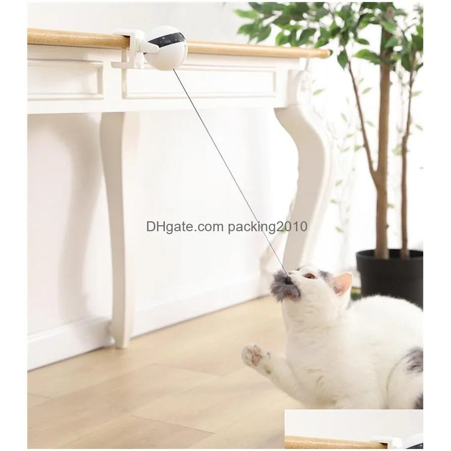 teaser cat toy interaction benefit intelligence electronic lifting ball cats dogs toys pet supplies