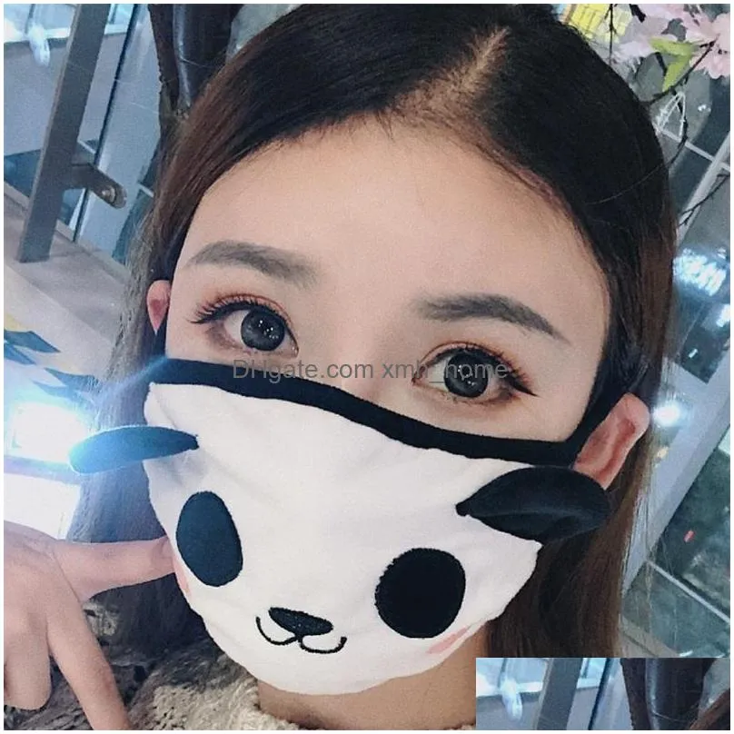 cotton cloth reusable face mask washable kids fashion respirators protective sheep mouth respirators adult anti haze warm outdoor 3 65hp