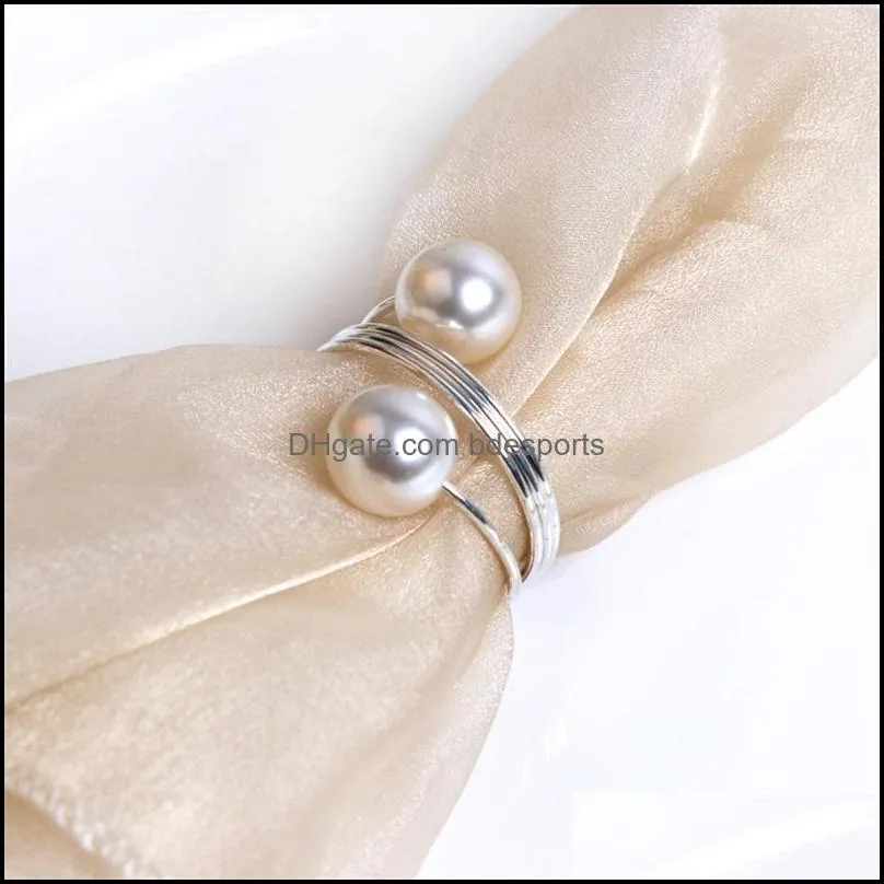 wedding napkin rings metal napkin holders for dinners party hotel wedding table decoration supplies napkin buckle 100pcs t1i3432 52 g2