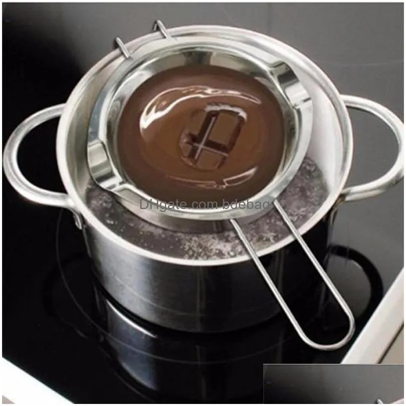 melting bowl 304 stainless steel material baking moulds tool useful chocolate butter simple operation tools practical kitchen for cake 10xs