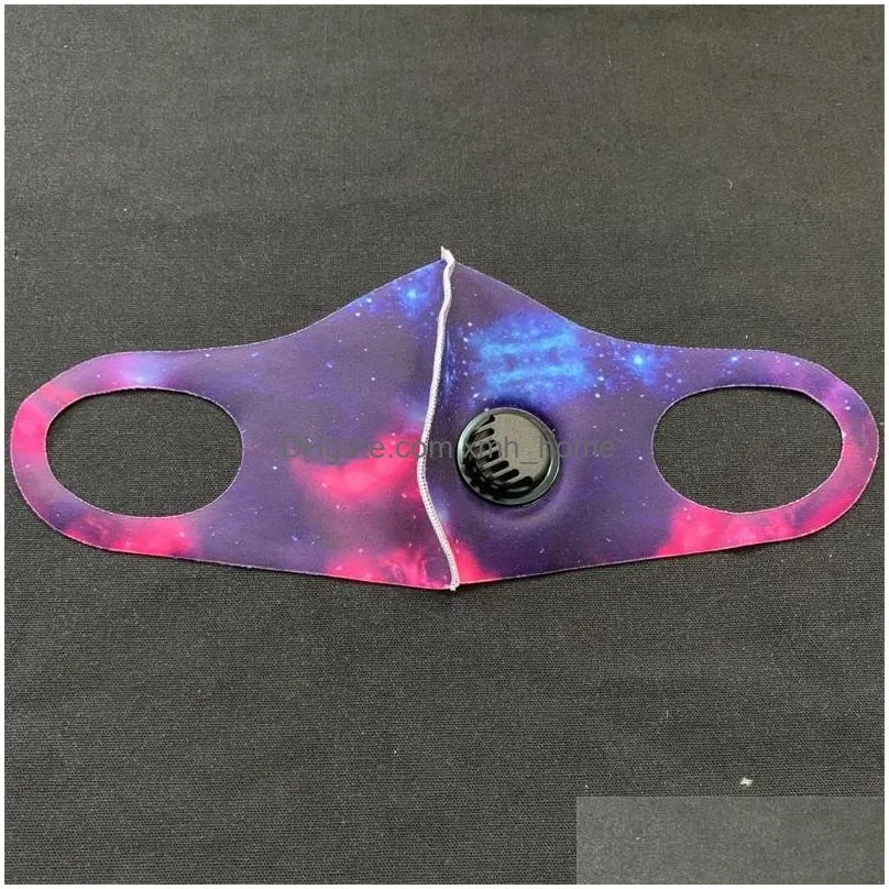 plangi camouflage dust face masks pm 2.5 proof mascarilla reusable with valve respirable mascherine custom washable cycling 2 5zk c2