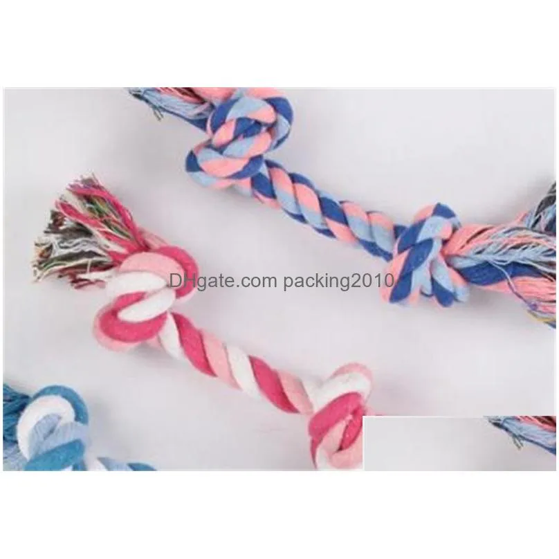 double knot a molar tooth bite resistance colour pets dog bite thecotton rope toys cord dazhong trumpet factory direct selling 0 4mq