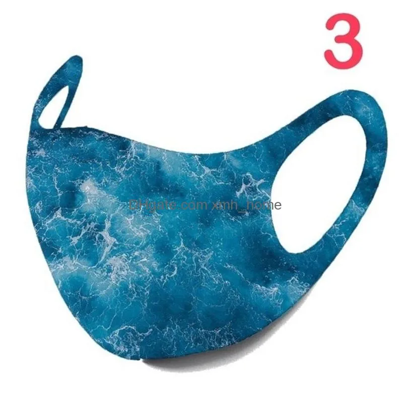 flame figure printed face mask starry sky colorful hanging masks cute lovely printing reusable mascarilla fashion thin 3pp c2