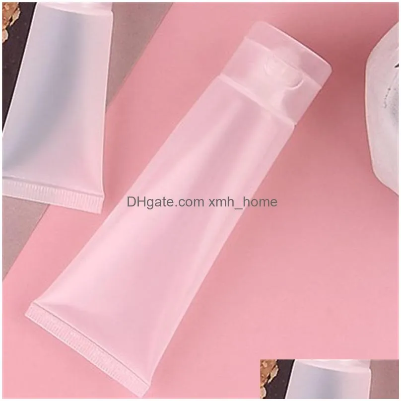 empty lip gloss container screw cover lipgloss tube hand sanitizer cosmetic subpackage facial cleanser bottles travel new 0 52yc f2